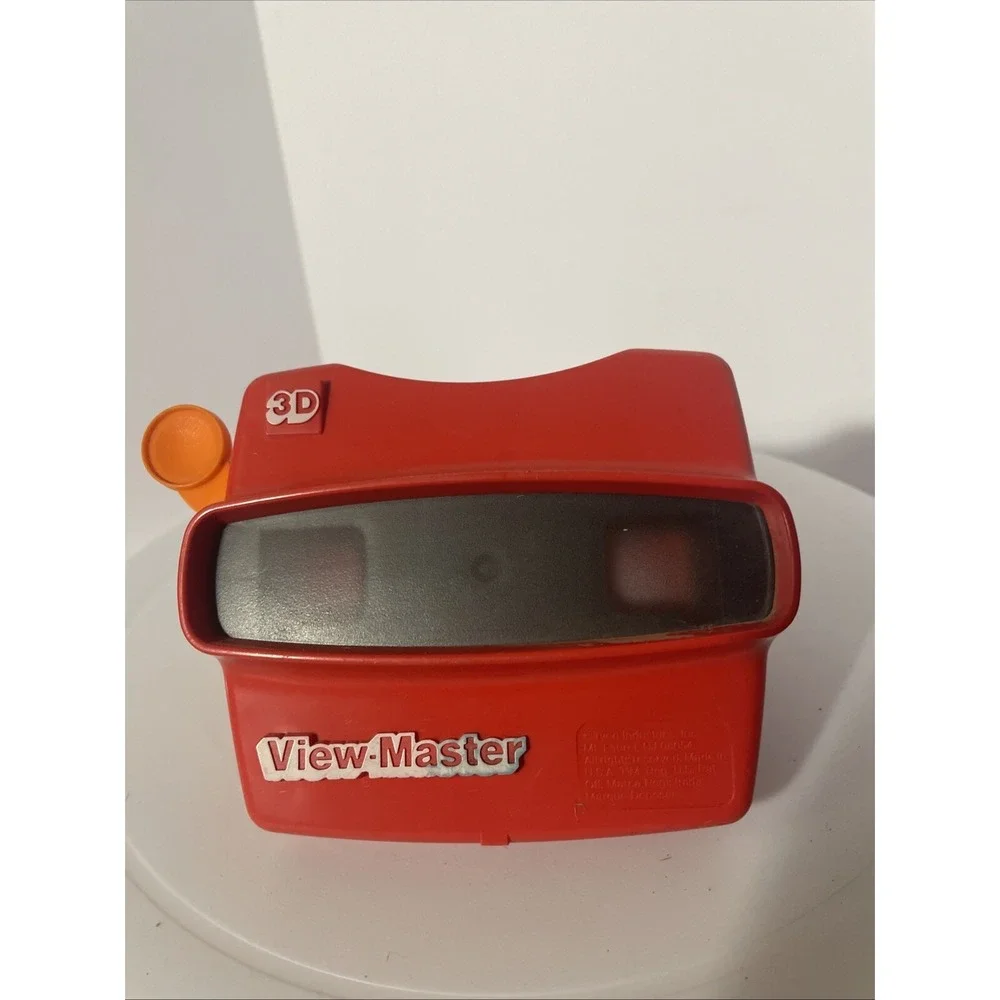 Vintage View-Master 3D Viewer Red Classic Viewmaster Toy‎ Slide Viewer USA